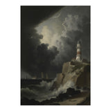 Lighthouse In A Storm (Print Only) thumbnail