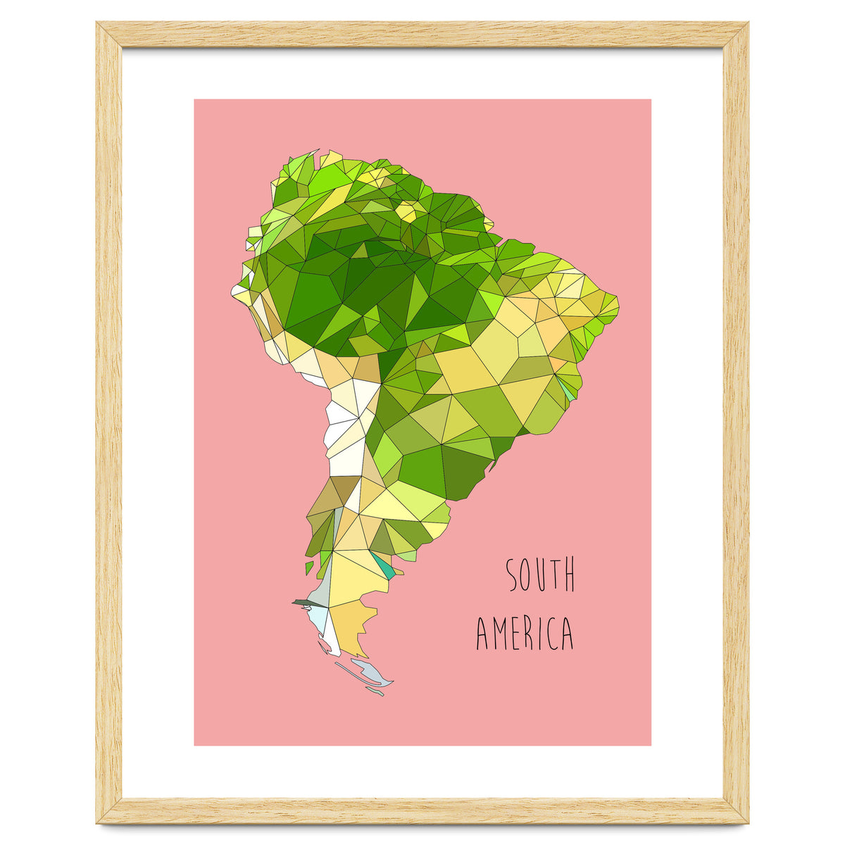 SOUTH AMERICA – Pink