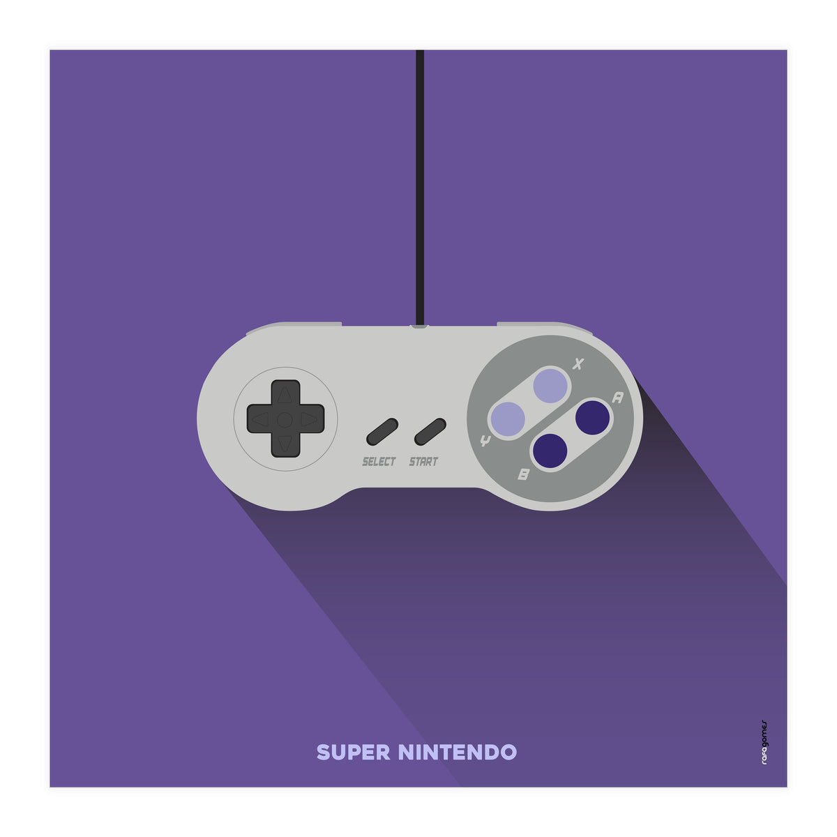 Joystick Videogames Super Nintendo (Print Only)