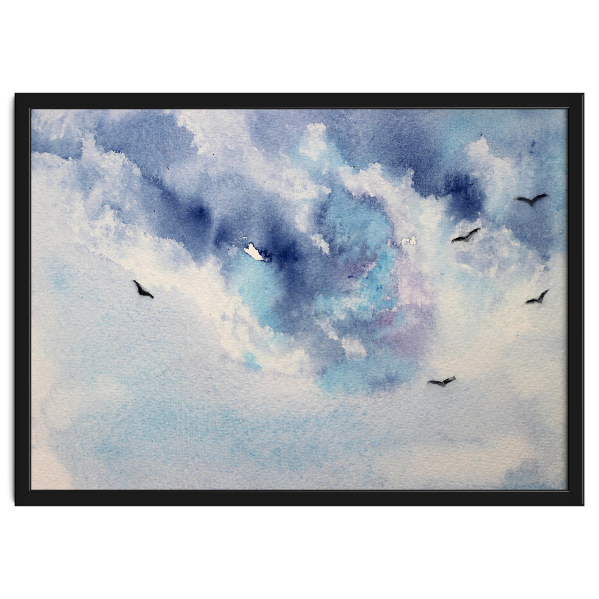 Dramatic sky || watercolor
