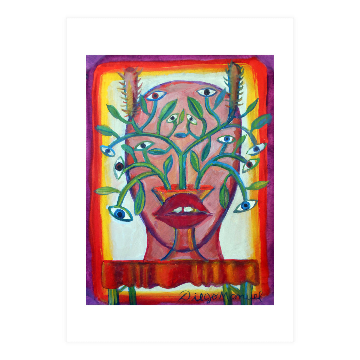 Cabeza De Mujer 5 (Print Only)