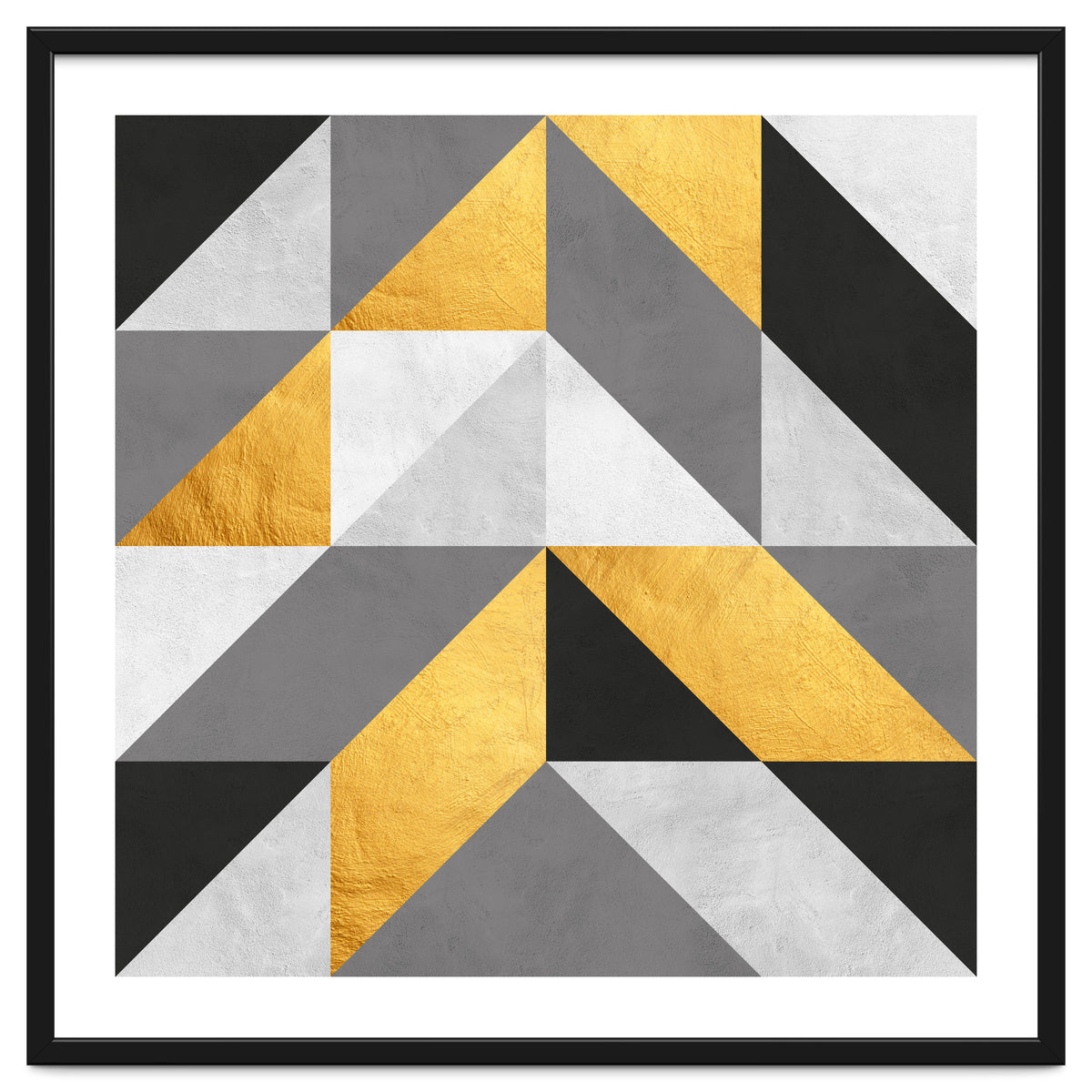 Gray and Gold Composition V