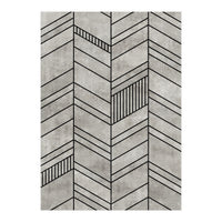 Concrete Chevron Pattern (Print Only)