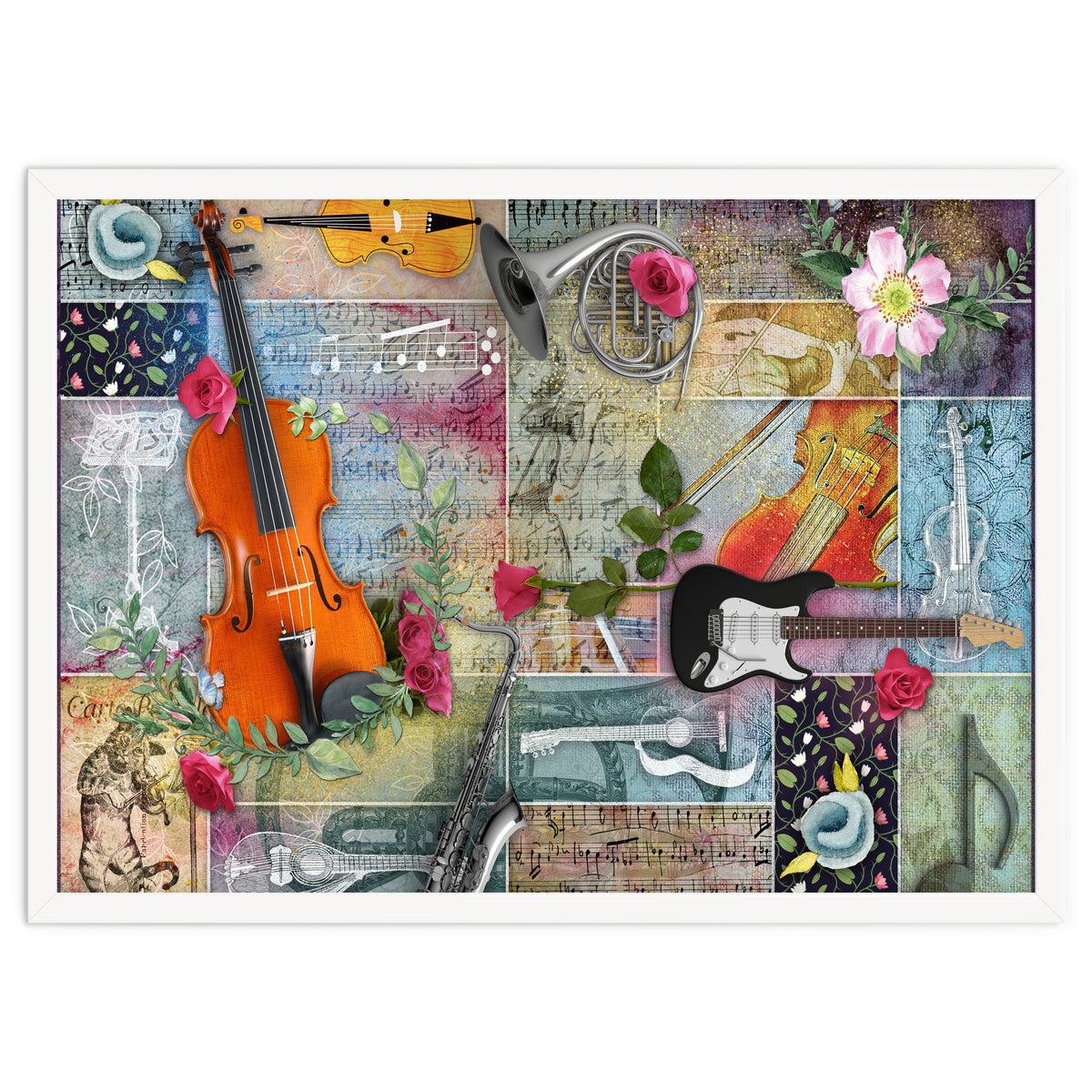 Musical Garden Collage