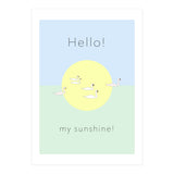Hello! my sunshine! - Swan moon and Sun (Print Only) thumbnail
