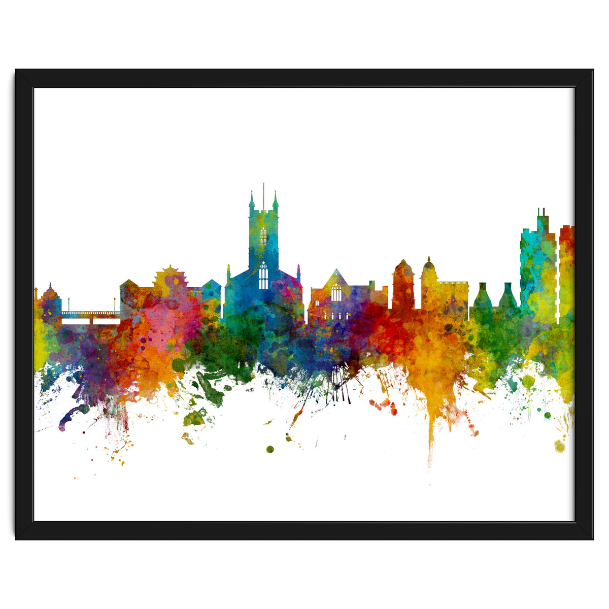 Stoke-on-Trent England Skyline