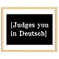 Judges You In Deutsch