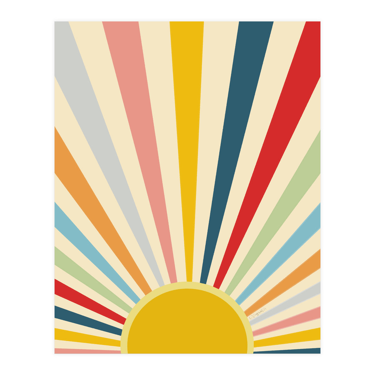 Sun Shines Inside You (Print Only)