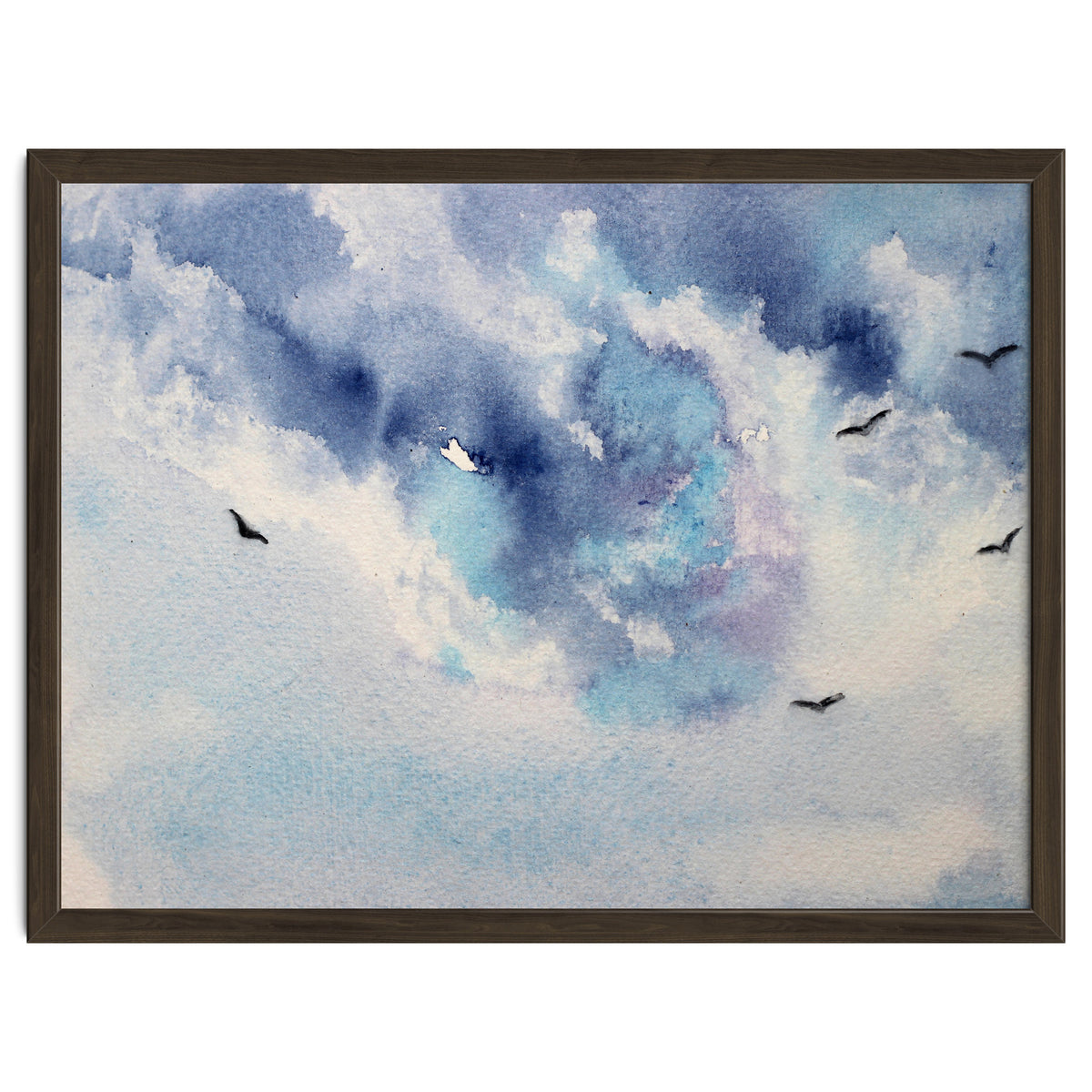 Dramatic sky || watercolor
