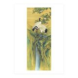 Cranes At The Top Of A Waterfall (Print Only) thumbnail
