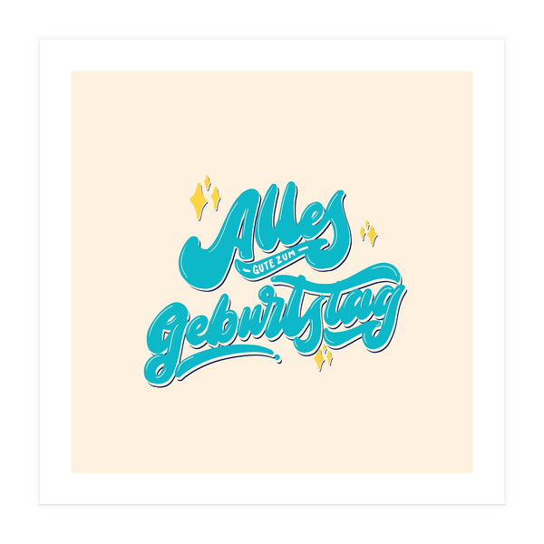 Alles Gute Zum Geburtstag (Print Only)