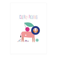 Kids Cherry Picking Rgb (Print Only)