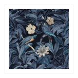 Exotic Jungle Birds At Night (Print Only) thumbnail