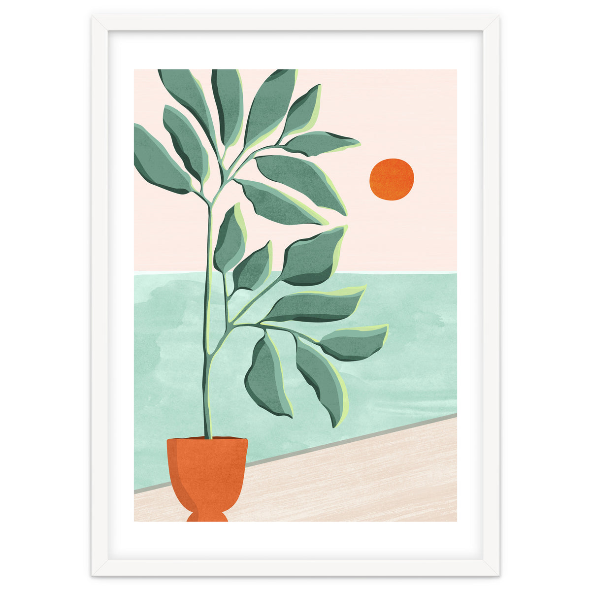 Sunset At The Beach House No.1