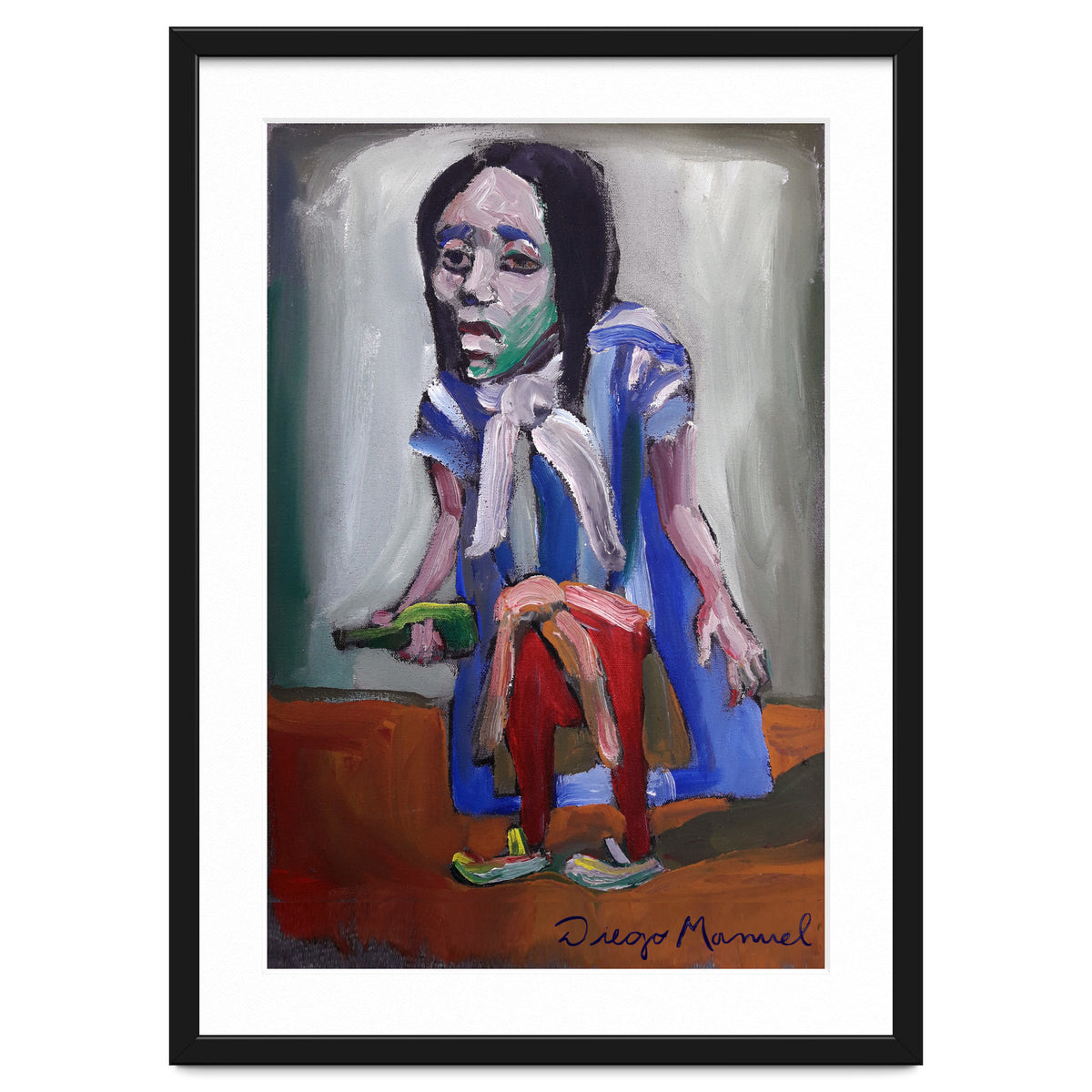 The fan, people from the neighborhood