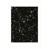 Paint Splatter on Black Background (Print Only) thumbnail