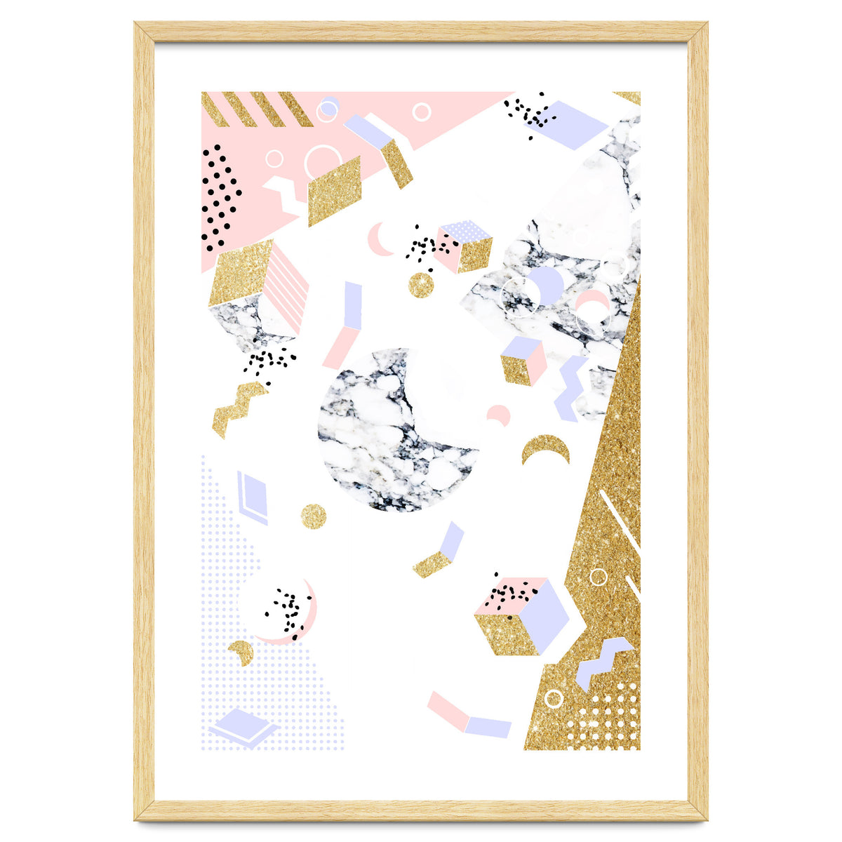 Marble Moon Abstraction