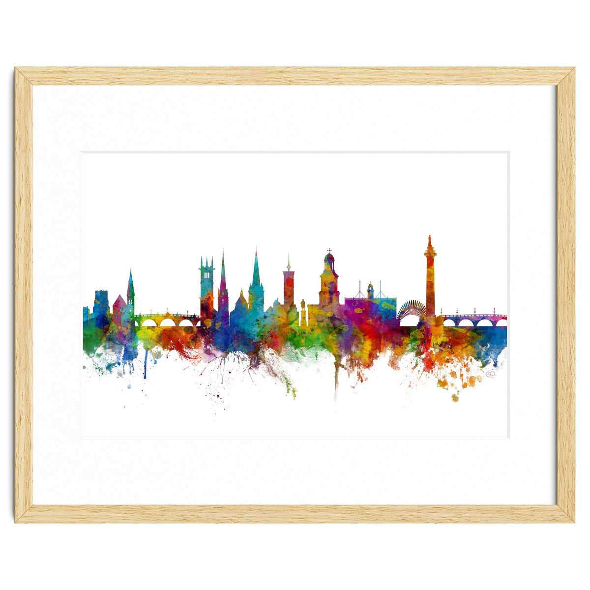 Shrewsbury England Skyline