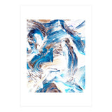 Clarity | Abstract Ocean Earth Sea Graphic | Scandinavian Nature Sky Waves Space (Print Only) thumbnail
