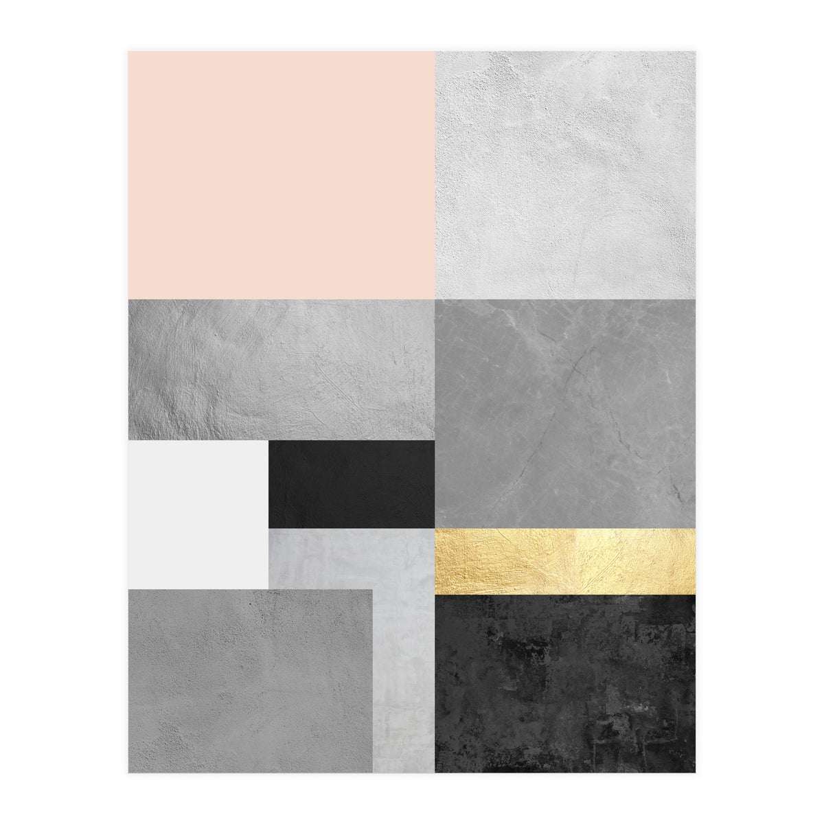 Geometric and golden I (Print Only)