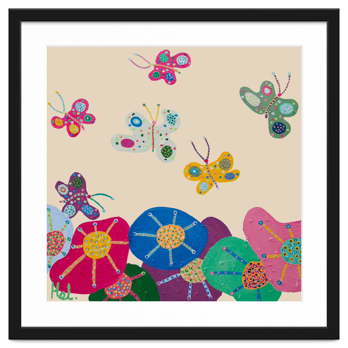 Butterflies Garden (pink)