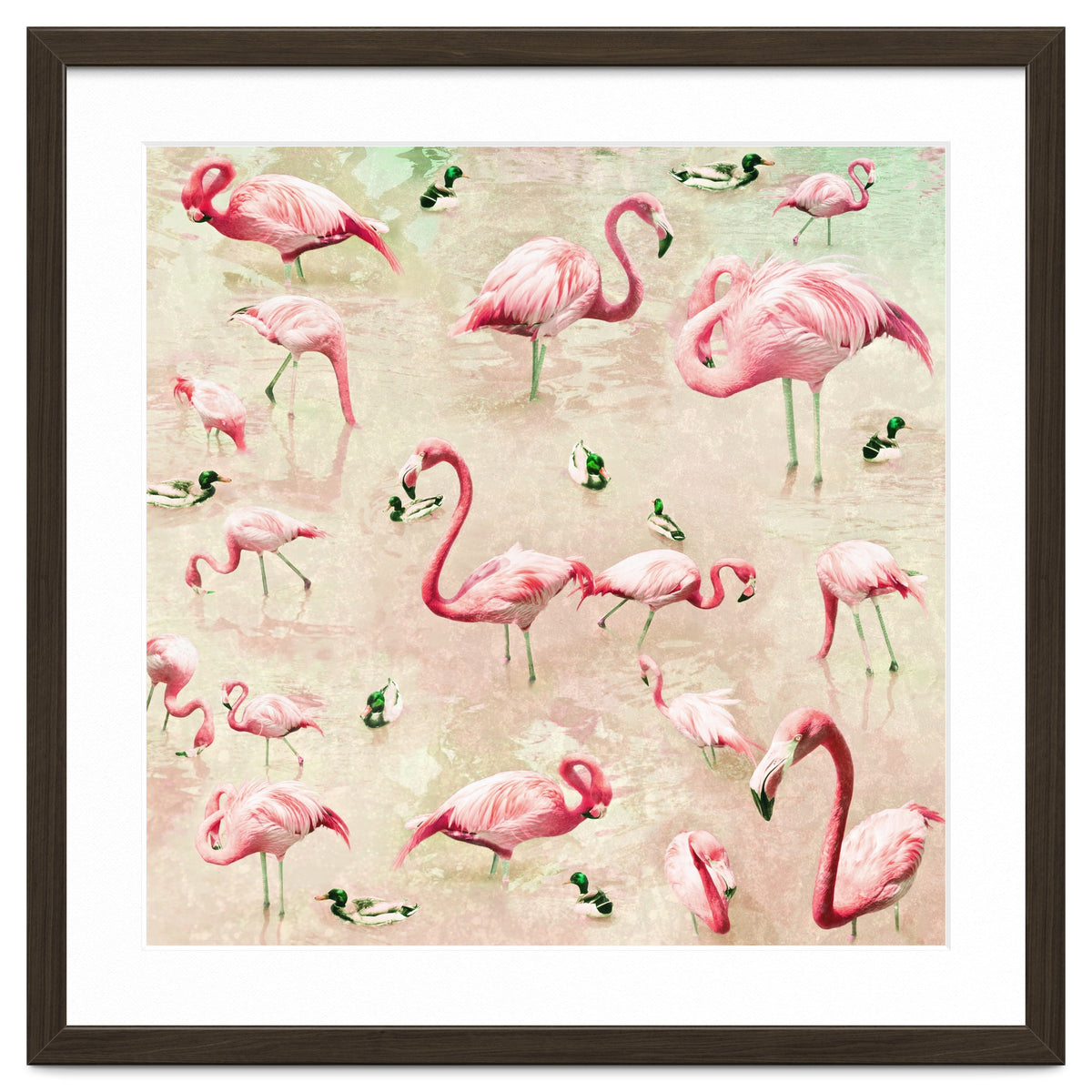 Flamingos Vintage Pink