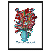 Flores Y Ojos 3d