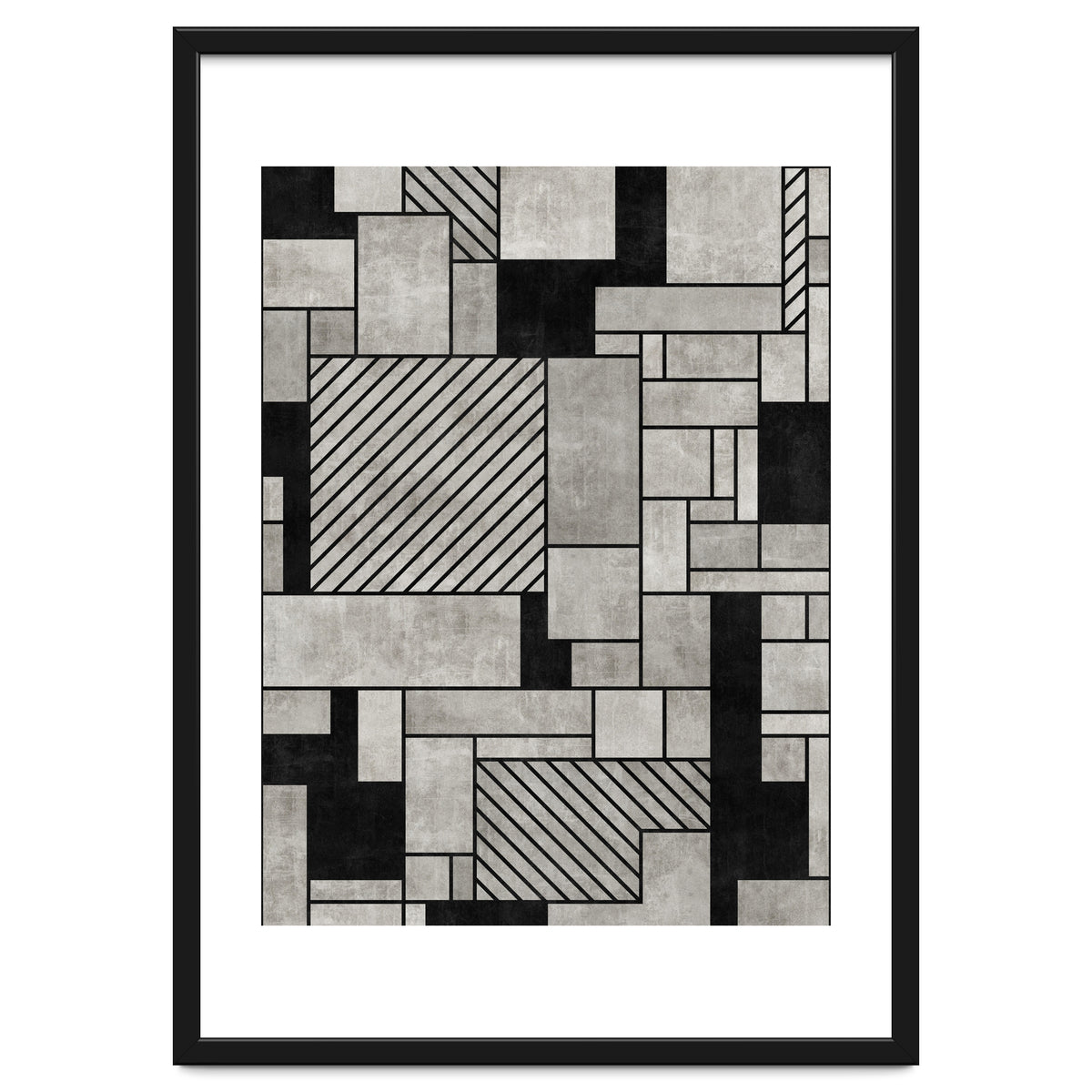 Random Concrete Pattern