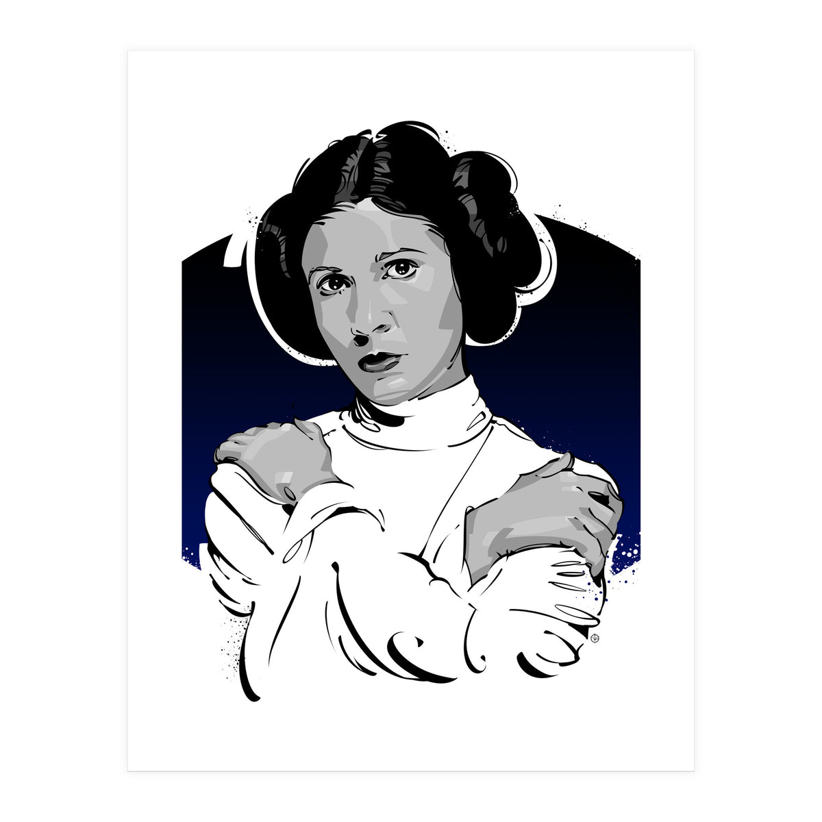 Leia STAR WARS (Print Only)