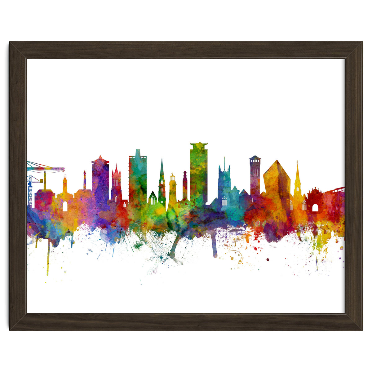 Plymouth England Skyline