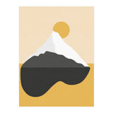 Abstract Mountain - Golden Desert (Print Only) thumbnail