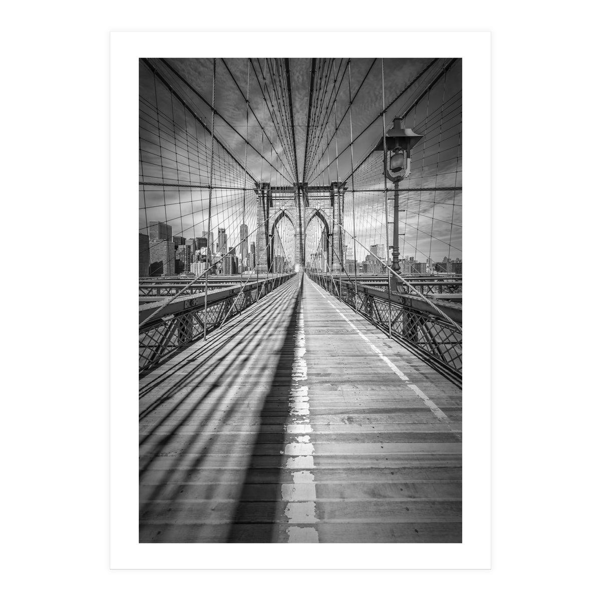 NEW YORK CITY Brooklyn Bridge (Print Only)