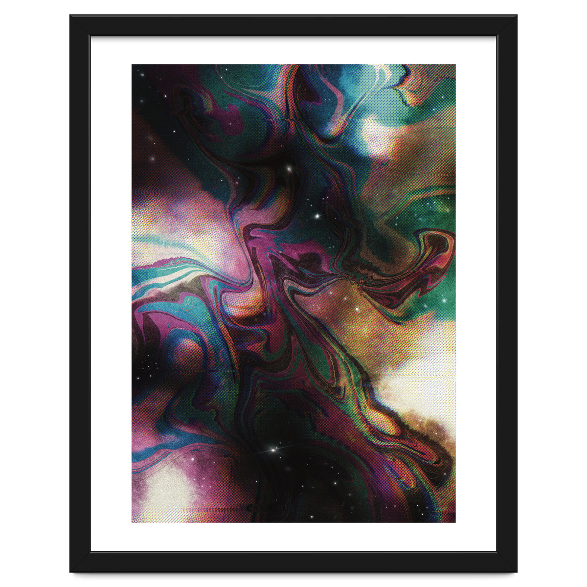 Retro Vintage Abstract Space