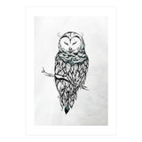Poetic Snow Owl (Print Only) thumbnail