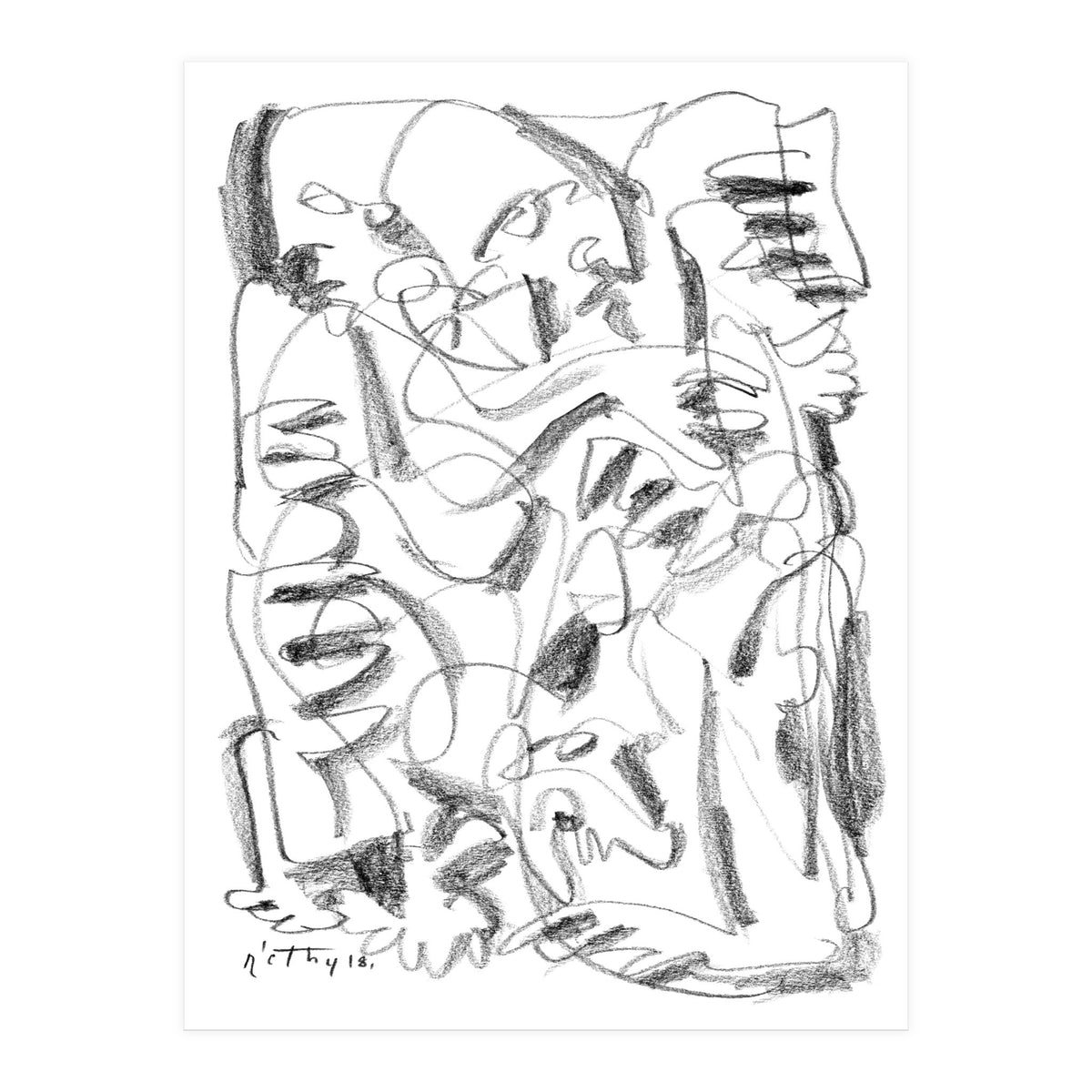 Out of the Shadows - b&w (Print Only)