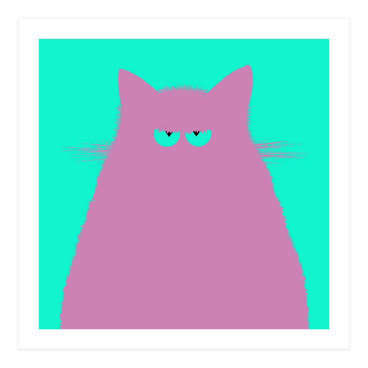 Lilac Cat  (Print Only)