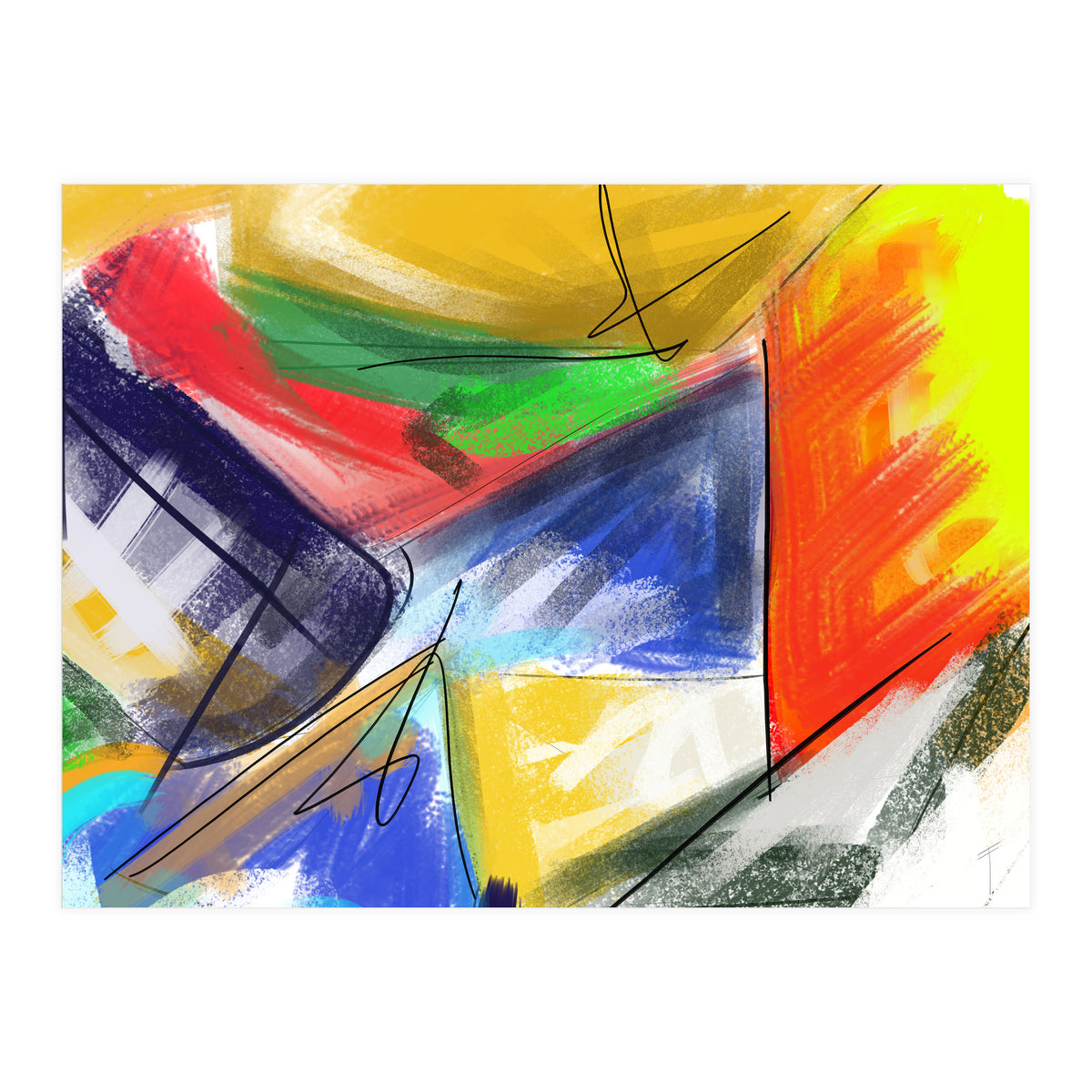 Colored Brushes (Print Only)