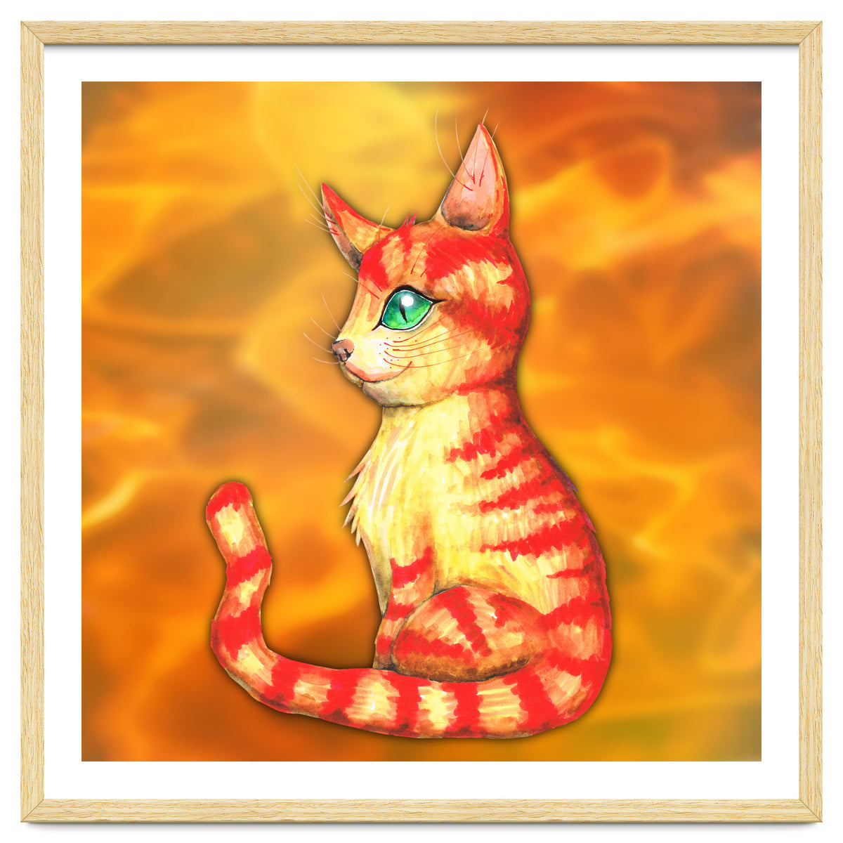 Fiery Cat