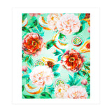 Tropical flowery fruit glitch  (Print Only) thumbnail