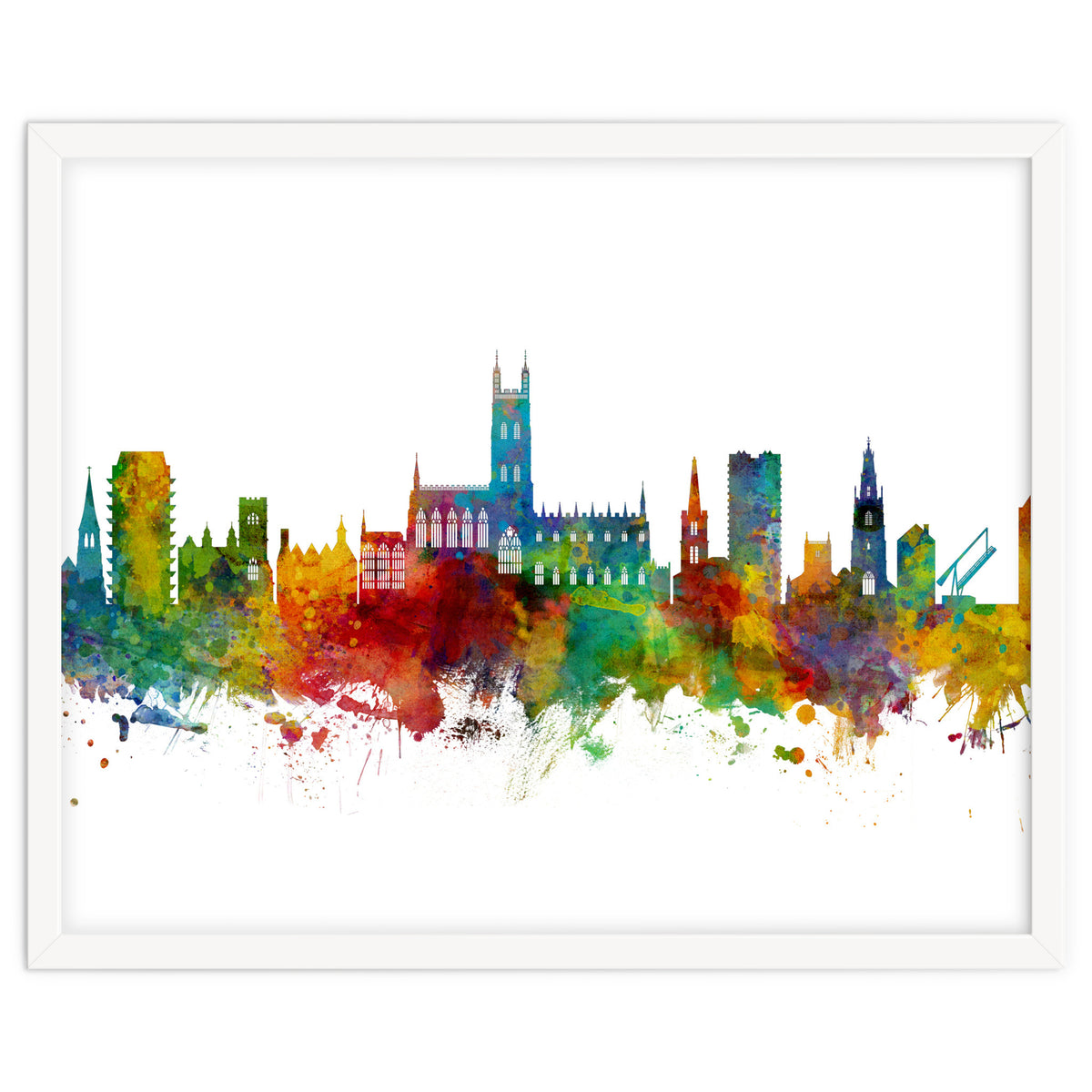 Gloucester England Skyline