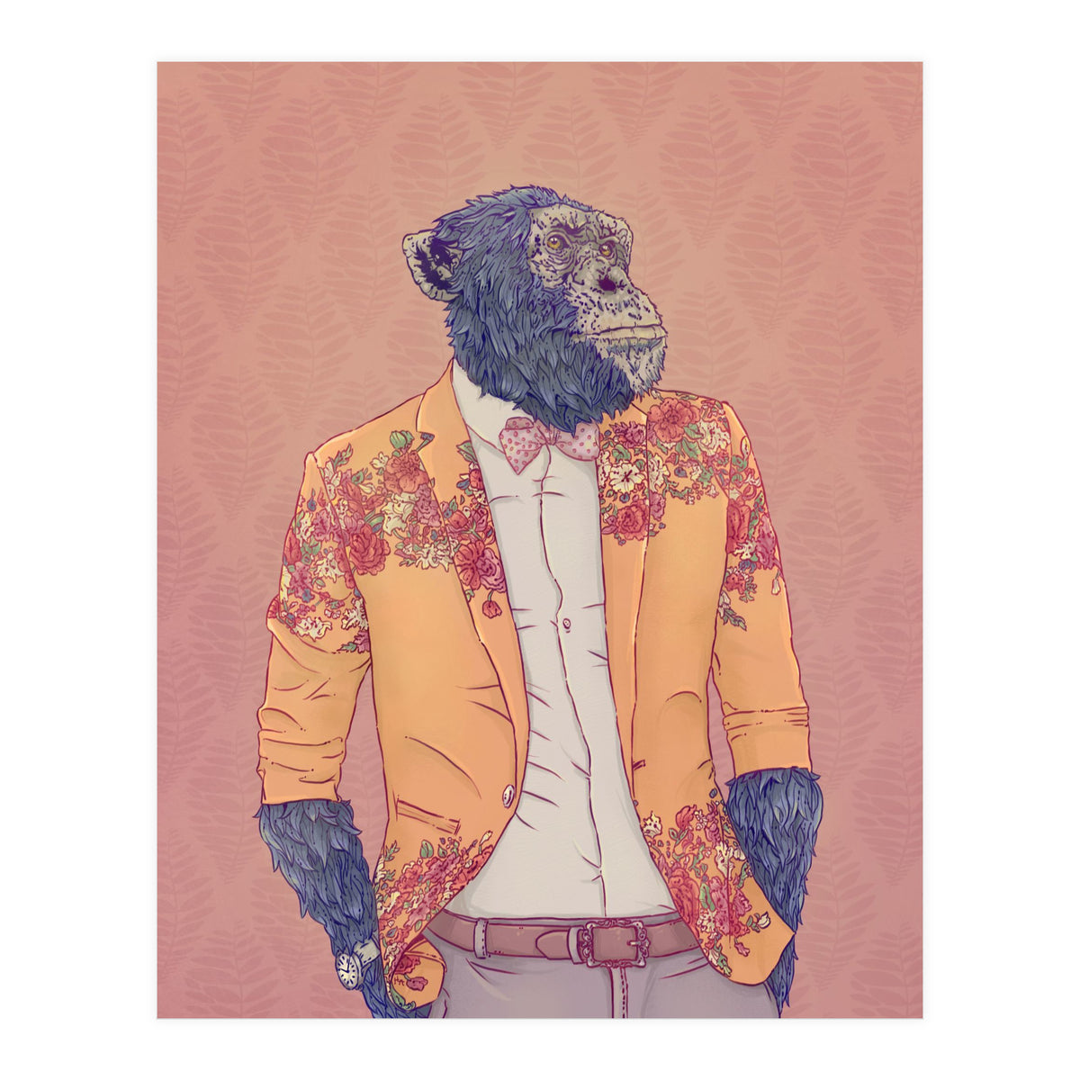 Alvin The Ape (Print Only)