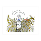 Upon The Fields Of Wheat (Print Only) thumbnail
