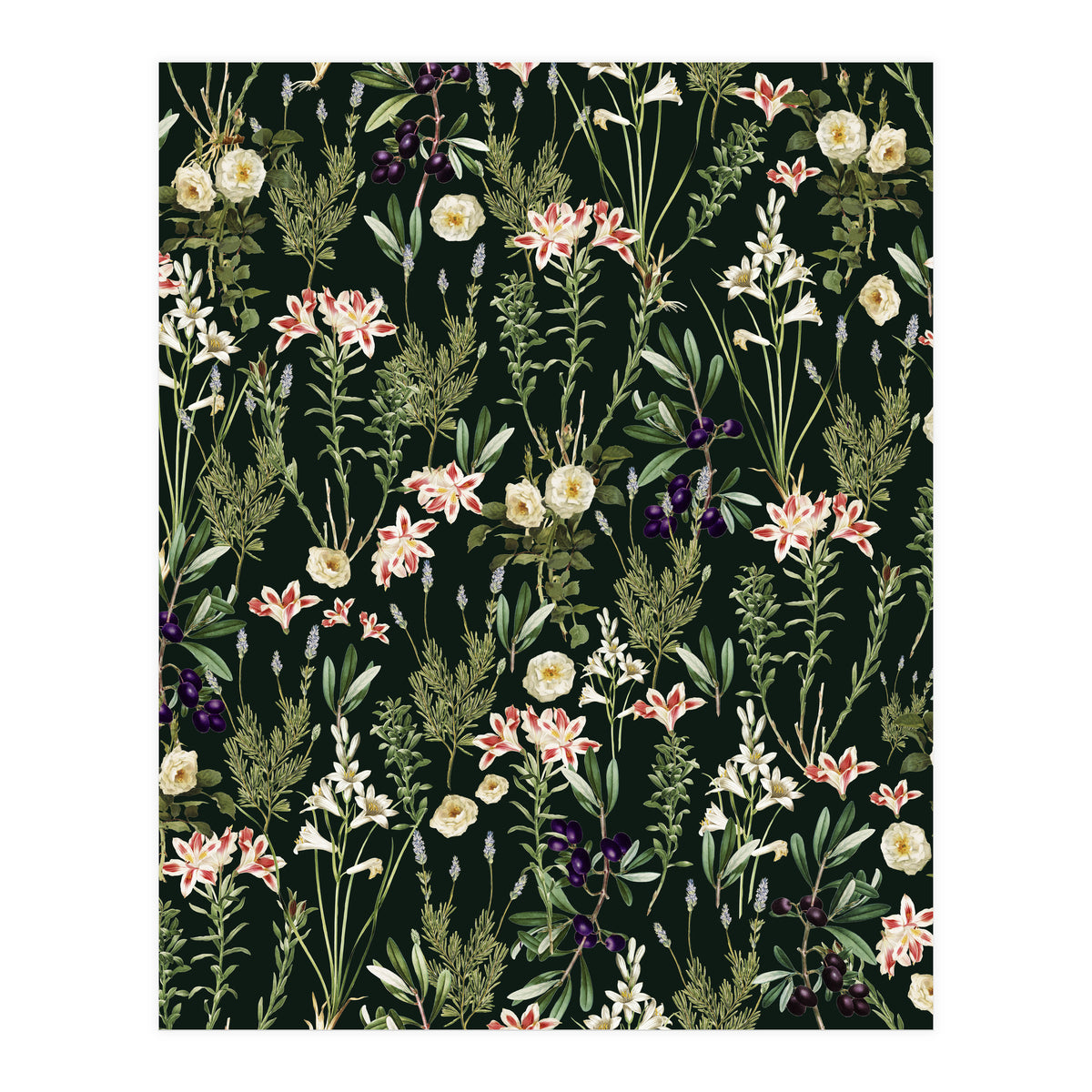 Dark Botanical Garden (Print Only)