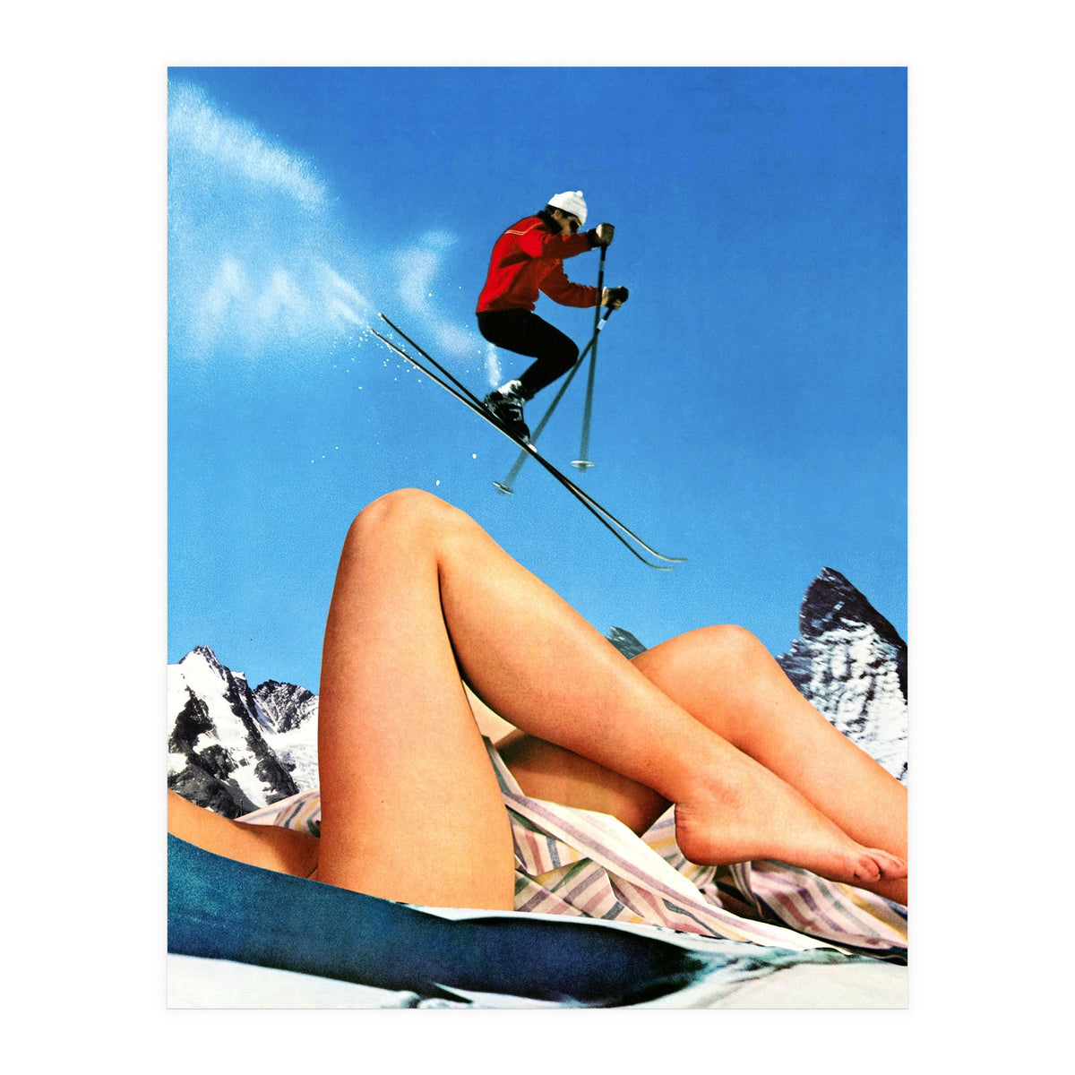 Skiing Time (Print Only)