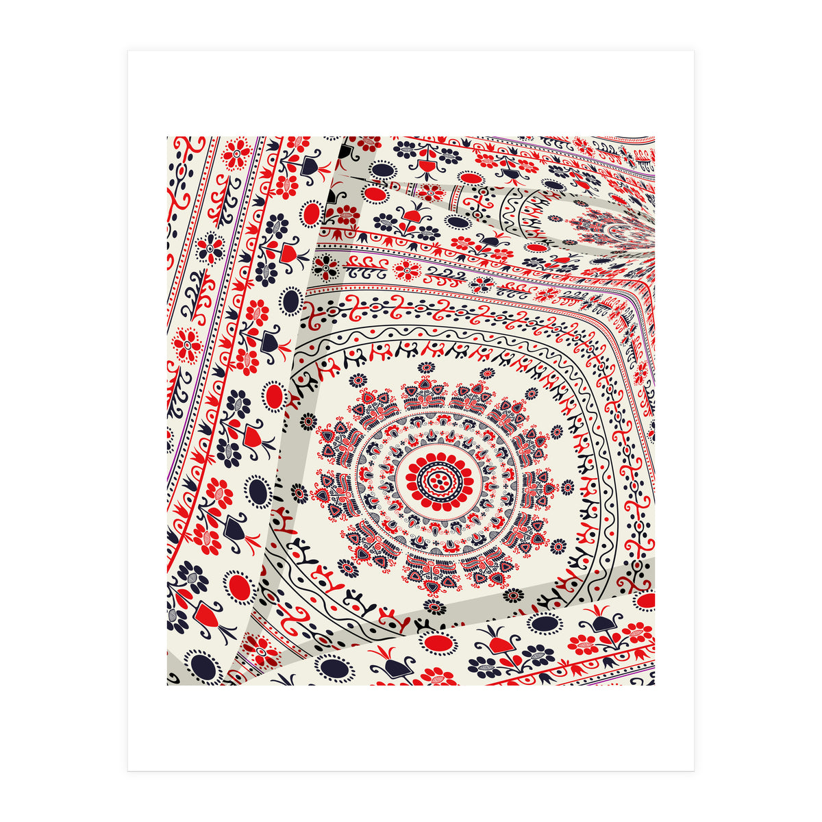 Romanian embroidery background 32 (Print Only)