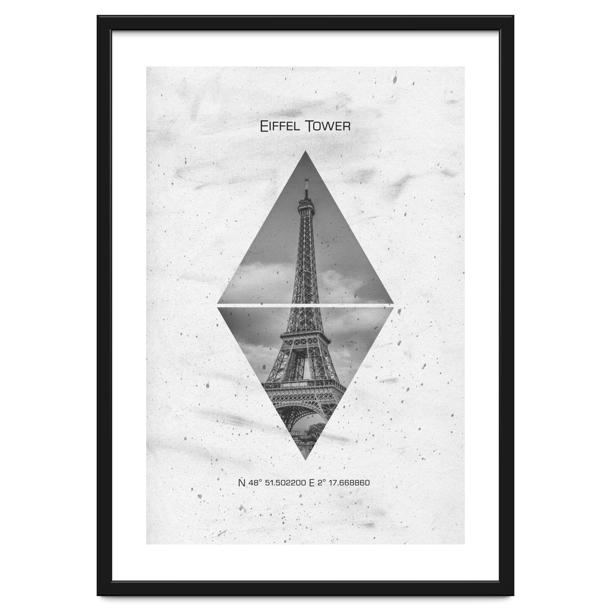 Coordinates PARIS Eiffel Tower