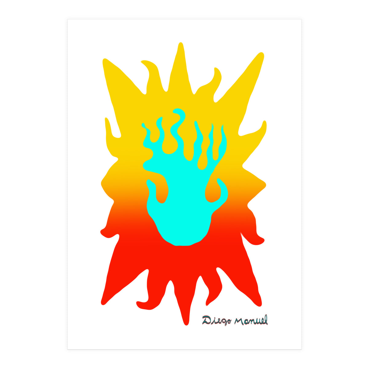 Fuego 117 Copia (Print Only)