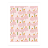 Pastel Pink Flower Pattern  (Print Only) thumbnail