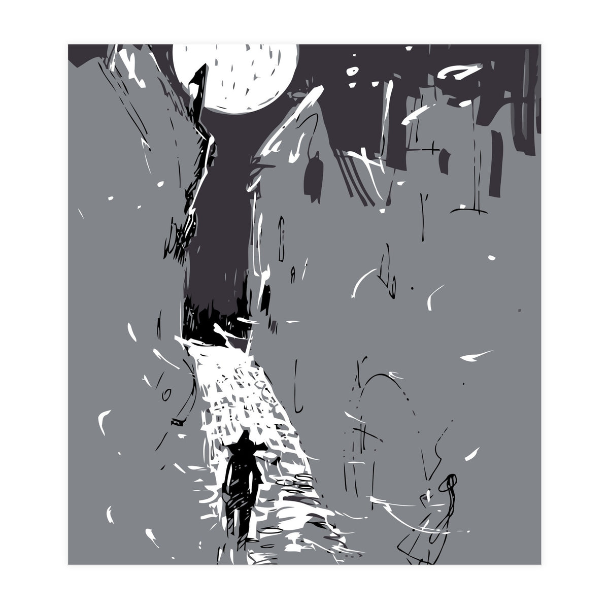 Moonlight Town (Print Only)