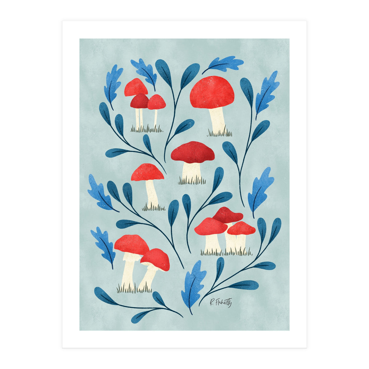 Forest Mushrooms (Print Only)